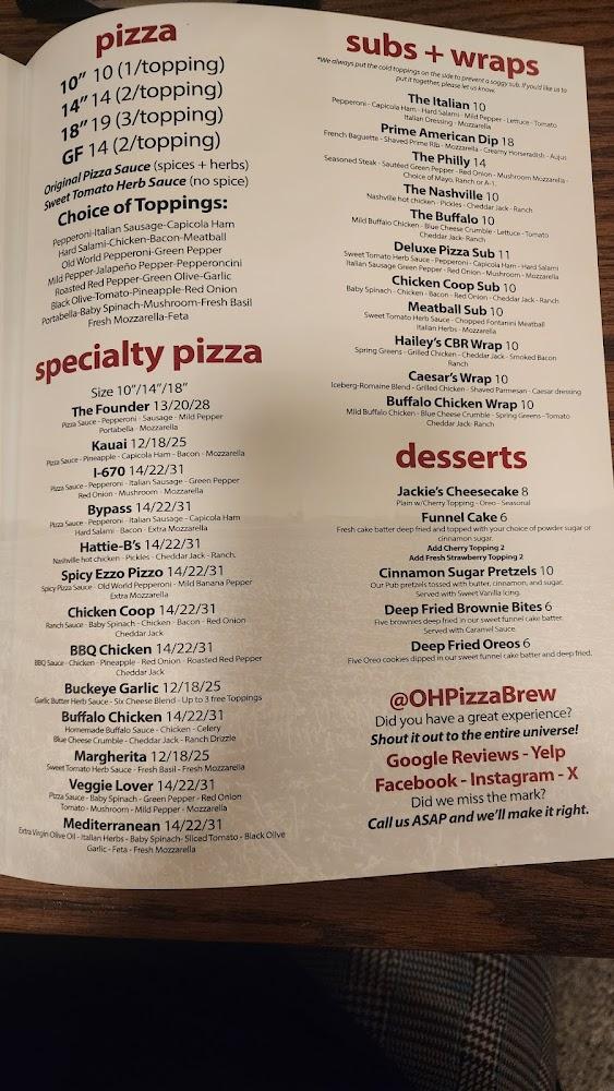 OH Pizza & Prime Menu image 2